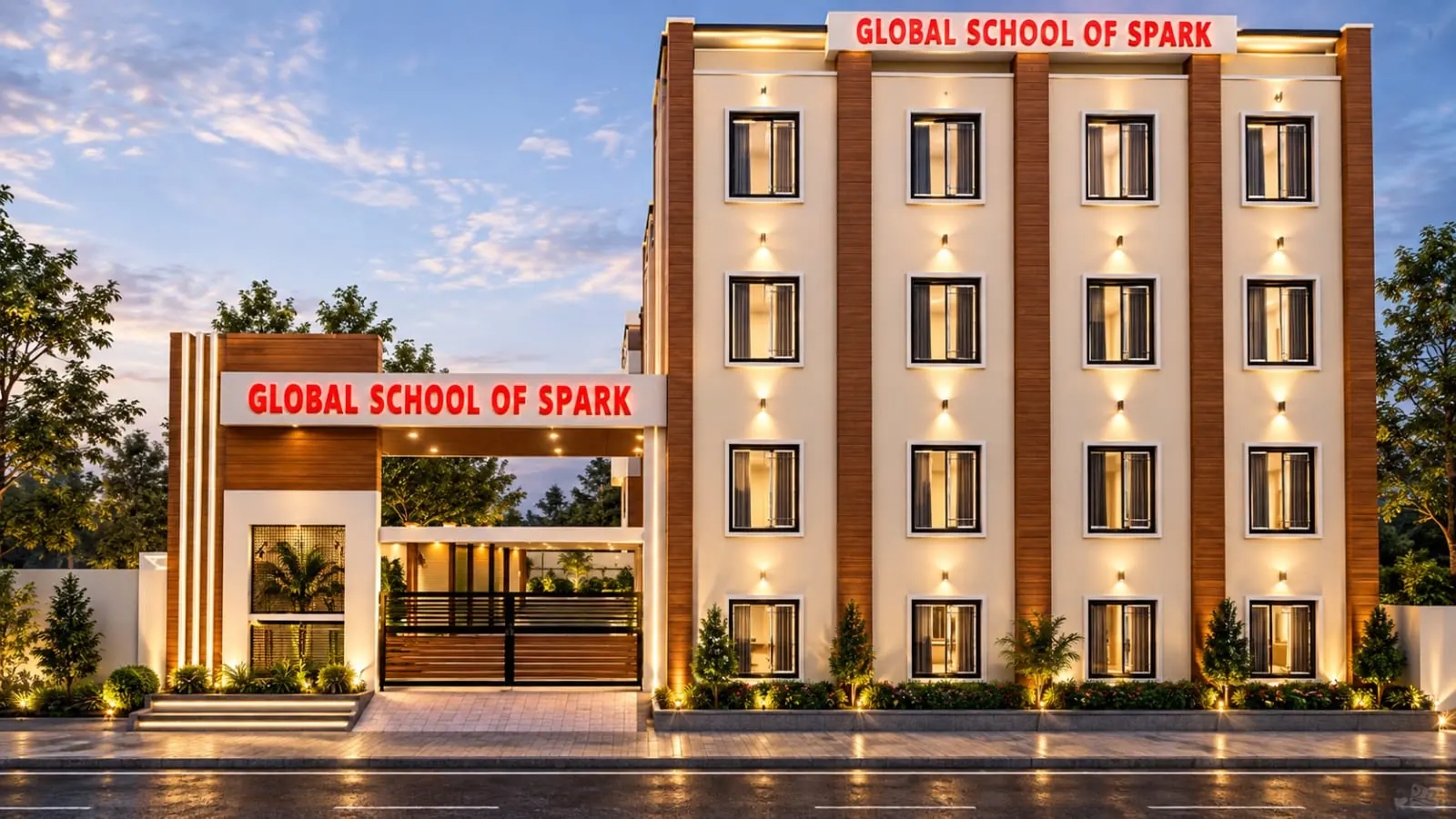 Global School of Spark school building design